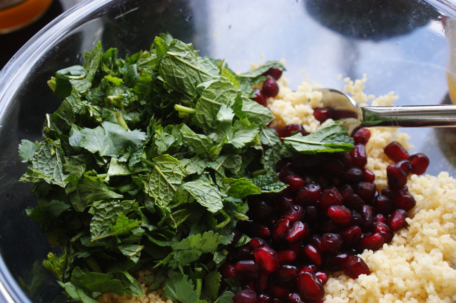 Mint & Pomegranate Couscous