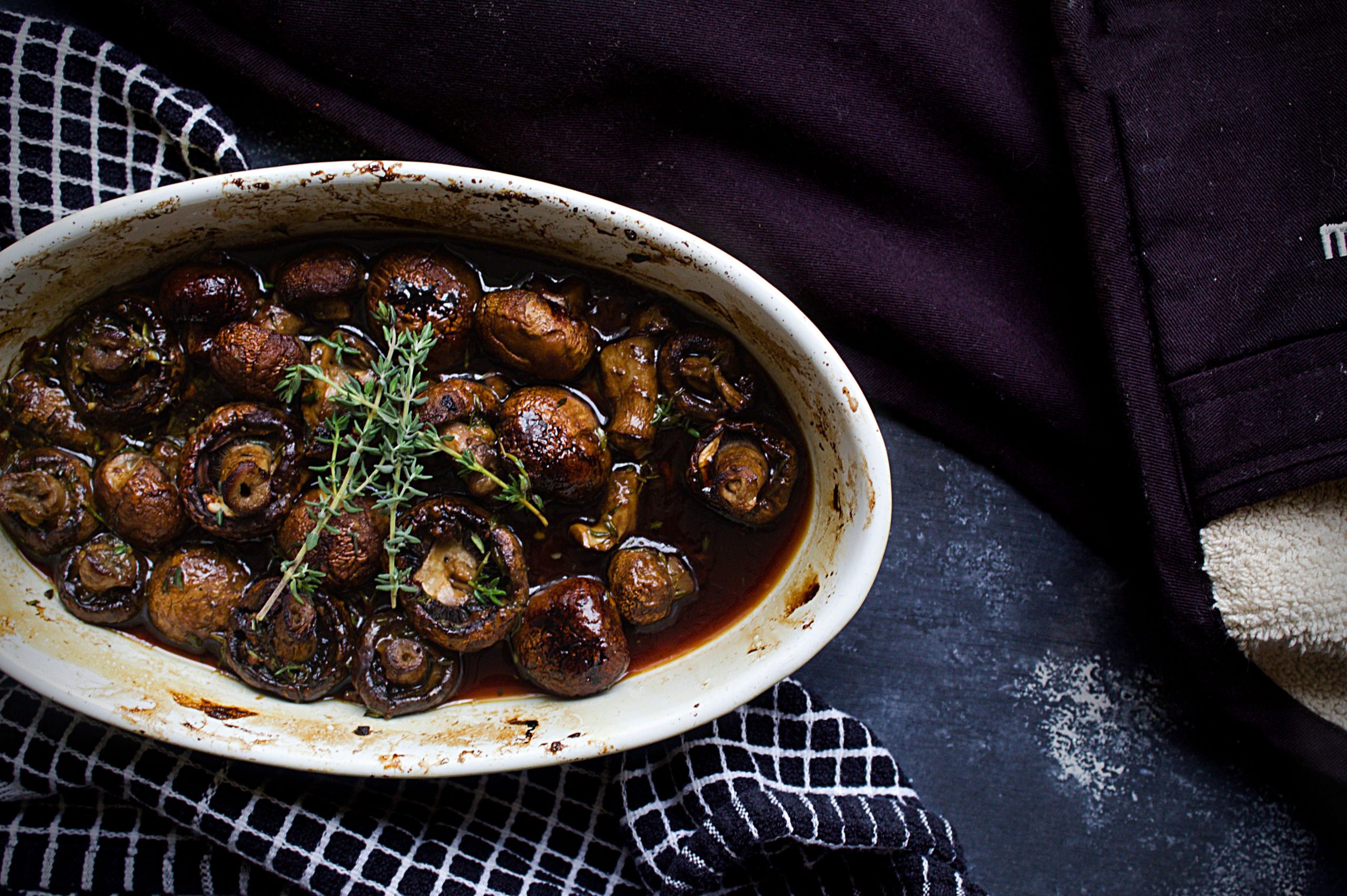 Garlic Balsamic Mushroom recipe | Easy Side Dish Idea