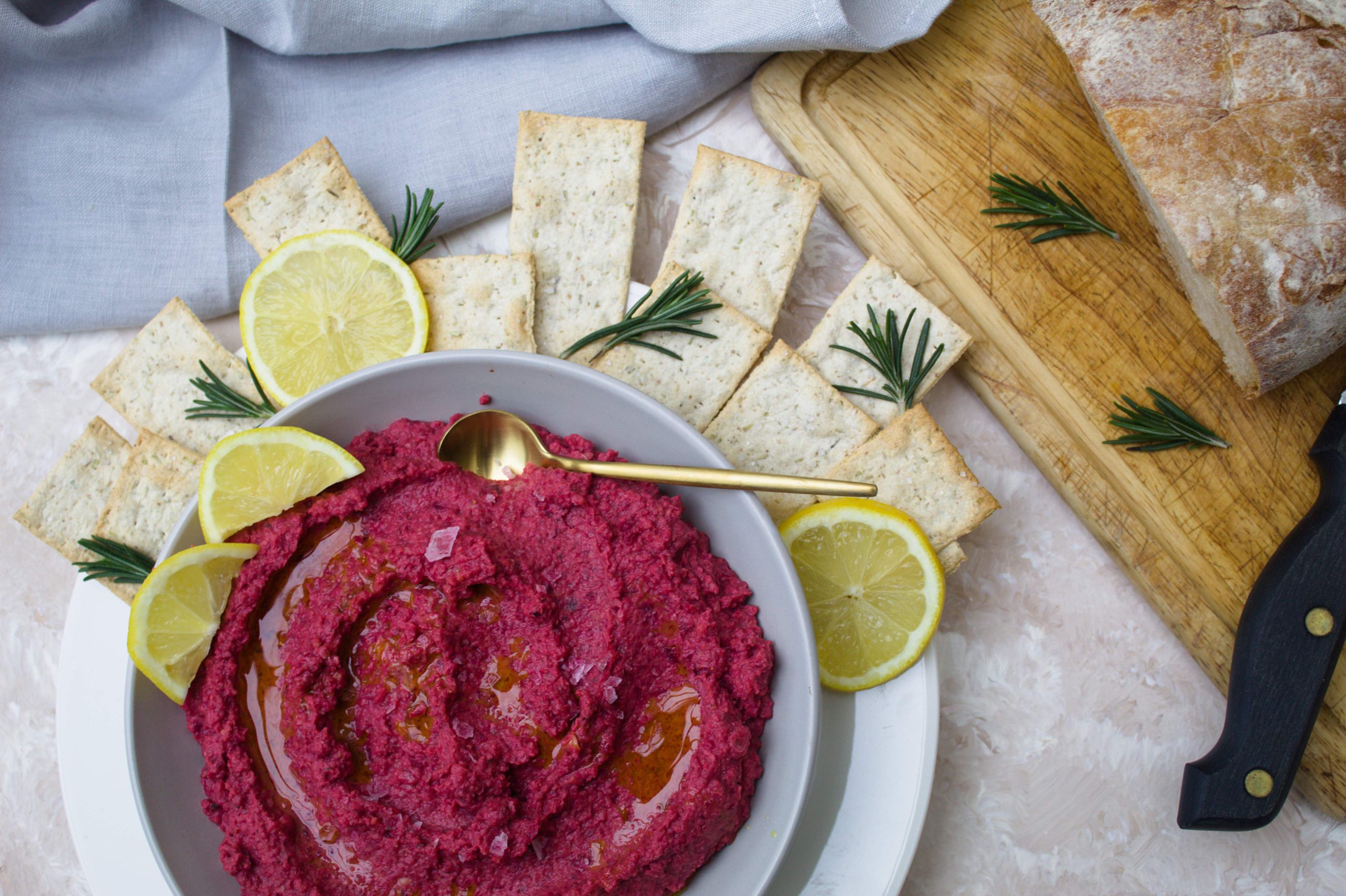 Pink Beetroot Hummus